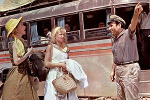 Σκηνή από γυρίσματα ταινίας το 1964 στην Κρήτη