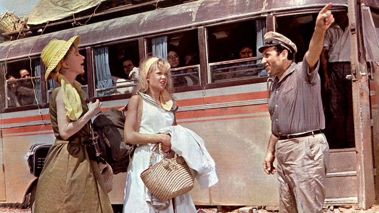 Σκηνή από γυρίσματα ταινίας το 1964 στην Κρήτη