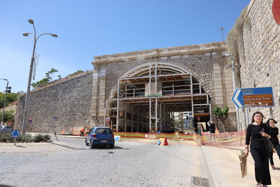 Κλειστή η Χανιώπορτα από το πρωί