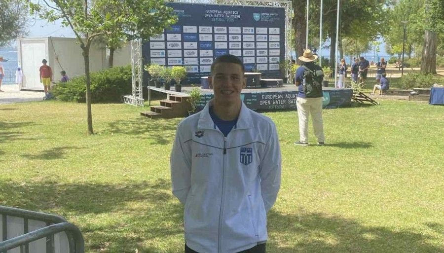 Πρωταθλητής Ευρώπης ο Νίκος Κακουλάκης στα 5χλμ. παίδων του open water