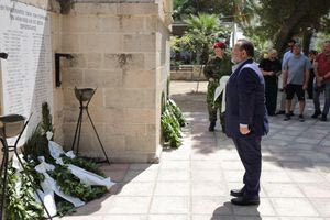 Στο μνημόσυνο για τους 62 Μάρτυρες ο Δήμαρχος Μινώα Πεδιάδας