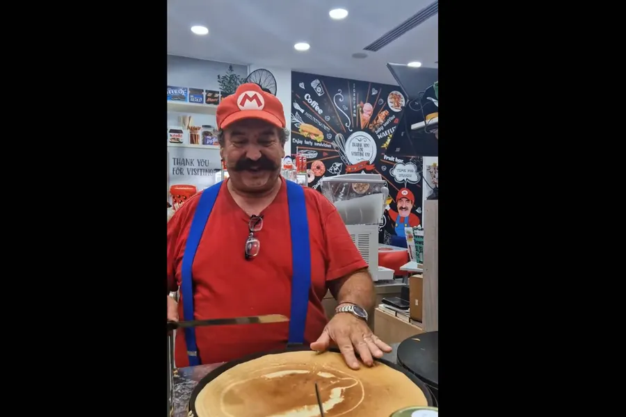 The Real-Life Super Mario Lives in Crete—and He’s Making Crepes
