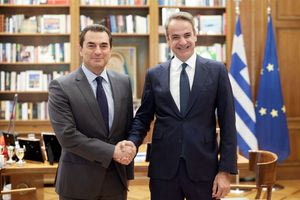 Κυρ. Μητσοτάκης: Συναντήθηκε με τον νέο Γραμματέα της ΝΔ, Κώστα Σκρέκα