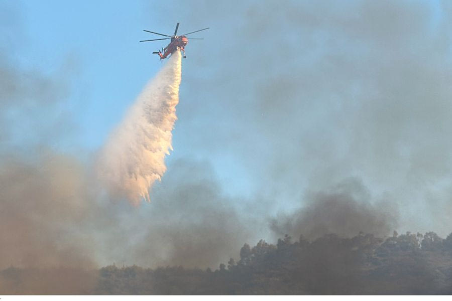Υπό έλεγχο η φωτιά στη Ναύπακτο – Δεν έχουν καταγραφεί ζημιές σε κατοικίες