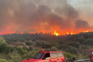 Mεγάλη φωτιά στη Ναύπακτο – Εστάλη μήνυμα στο 112
