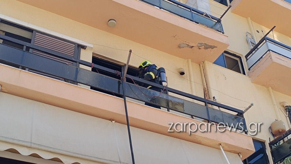 Χανιά: Στο νοσοκομείο ηλικιωμένος μετά από φωτιά στο σπίτι του