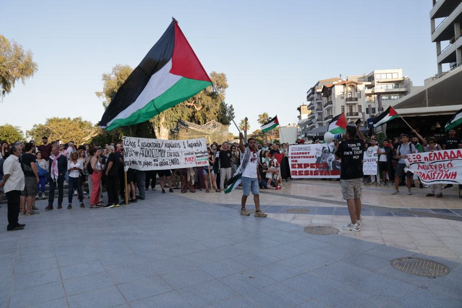 95 μέρη της Ελλάδας στους δρόμους για την Παλαιστίνη – Οι συγκεντρώσεις στην Κρήτη