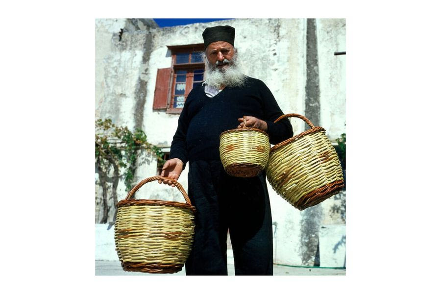 Σκηνή από την Κρήτη, δεκαετίες πριν