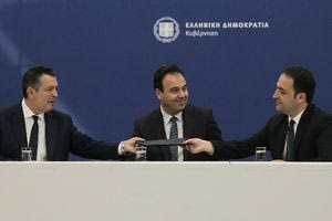 Ολοκληρώθηκε η τελετή παράδοσης – παραλαβής στο υπουργείο Ψηφιακής Διακυβέρνησης μεταξύ των υφυπουργών