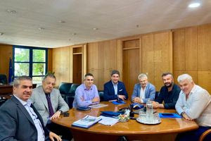 Συνάντηση στο Υπουργείο Υποδομών και Μεταφορών για δύο μεγάλα αναπτυξιακά έργα της Μεσαράς