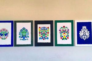 Μαθητές του 1ου Δημοτικού Σχολείου Αρκαλοχωρίου ομόρφυναν με έργα ζωγραφικής τους χώρους του Δημοτικού Καταστήματος