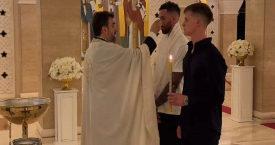 Λούκα Βιλντόζα: Βαπτίστηκε Χριστιανός λίγο πριν ντυθεί γαμπρός