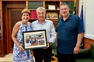 Συνάντηση Περιφερειάρχη Κρήτης με την ηγεσία της Παγκρητικής Ένωσης Αμερικής