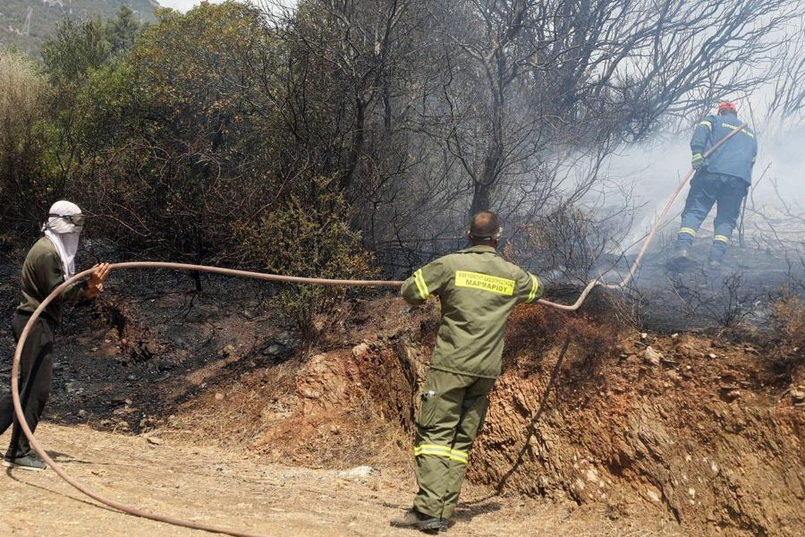 Φωτιά στην Εύβοια: Αισθητά βελτιωμένη η εικόνα της πυρκαγιάς – Φόβοι για αναζωπυρώσεις