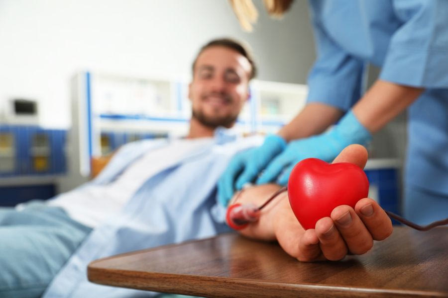 Εθελοντική αιμοδοσία στο αίθριο της Λότζια