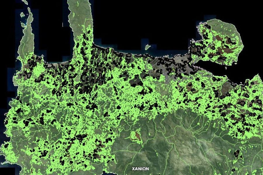 Σε εκκρεμότητα 26.000 αντιρρήσεις για τους δασικούς χάρτες στα Χανιά