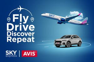 SKY express και Avis: Μια ολοκληρωμένη ταξιδιωτική εμπειρία με προνόμια για τους επιβάτες