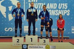 Ευρωπαϊκό άρσης βαρών Νέων-Νεανίδων: Τρία χρυσά με ρεκόρ Ευρώπης η Μαρία Στρατουδάκη