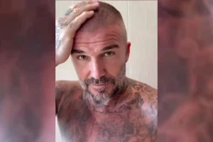 Ο Ντέιβιντ Μπέκαμ είχε ένα ατύχημα ξυρίζοντας το κεφάλι του και η Βικτόρια δεν του «χαρίστηκε»