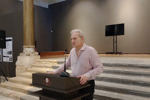 Ο Δήμαρχος Ηρακλείου στα εγκαίνια της έκθεσης «Αρχιτεκτονικής Διάλογοι»