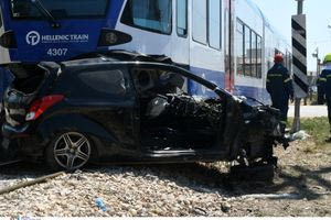 Πάτρα: Βίντεο ντοκουμέντο από τη σύγκρουση τρένου με αυτοκίνητο