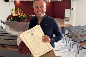 Πήρε το μεταπτυχιακό του δίπλωμα ο Διοικητής της Τροχαίας Ηρακλείου