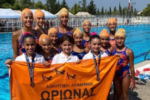 Καλλιτεχνική κολύμβηση: Διακρίσεις και μετάλλια ο Ωρίωνας