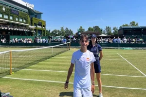 Ο Ραφαήλ Παγώνης προκρίθηκε στον τελικό του Wimbledon U14