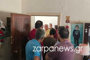 Αστυνομική έφοδος σε διαμέρισμα στα Χανιά για να πετάξουν έξω πατέρα με δύο παιδιά