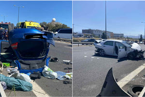 Ηράκλειο: Σφοδρή σύγκρουση οχημάτων στον ΒΟΑΚ