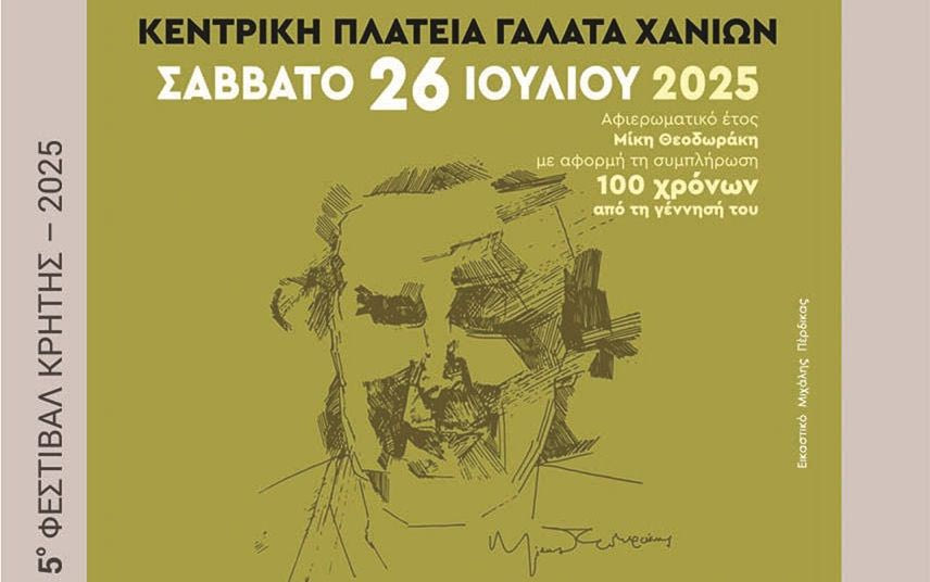 Φεστιβάλ Κρήτης: Συναυλία από την Λαϊκή Ορχήστρα «Μίκης Θεοδωράκης»