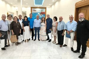 Επίσκεψη του Προεδρείου του Παγκοσμίου Συμβουλίου Κρητών και των Προέδρων των Ομοσπονδιών στον Περιφερειάρχη Κρήτης