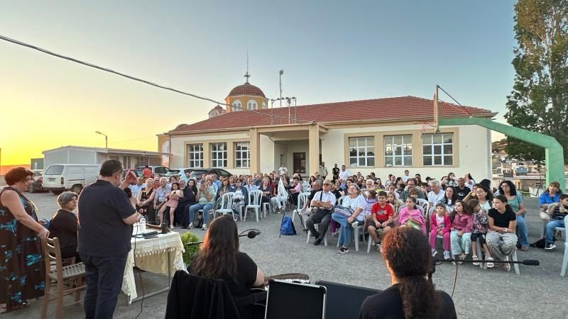 Επιτυχημένη η βραδιά αφήγησης παραμυθιών στη Λύττο, προς τιμήν του Αριστοφάνη Χουρδάκη