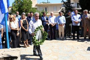 Στ. Αρναουτάκης: «Στεκόμαστε ευλαβικά απέναντι στη θυσία των ηρώων της Δαμάστας και του Μαράθου»