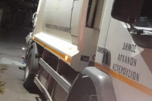 Το «ευχαριστώ» του δήμου Ηρακλείου στον δήμο Αρχανών Αστερουσίων για το απορριμματοφόρο