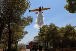 Φωτιά στην Καρδίτσα – Επιχειρούν 3 αεροσκάφη και 1 ελικόπτερο – Ηχησε το 112