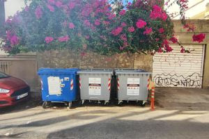 Νέοι κάδοι απορριμμάτων στο Ηράκλειο