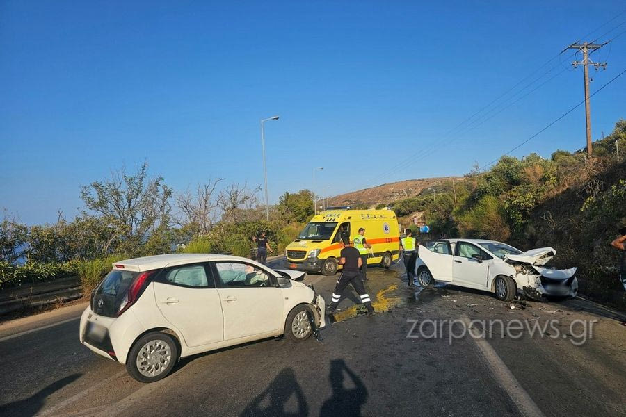 Χανιά: Καραμπόλα τριών αυτοκινήτων στον ΒΟΑΚ – Δύο γυναίκες στο νοσοκομείο