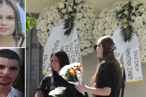 Καστοριά: Βαρύ πένθος στην κηδεία των δύο 16χρονων που σκοτώθηκαν σε τροχαίο