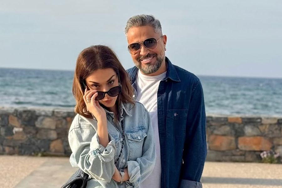 Βάσω Λασκαράκη – Λευτέρης Σουλτάτος: Στην γιορτή του οφτού στα Ανώγεια με τα παιδιά τους