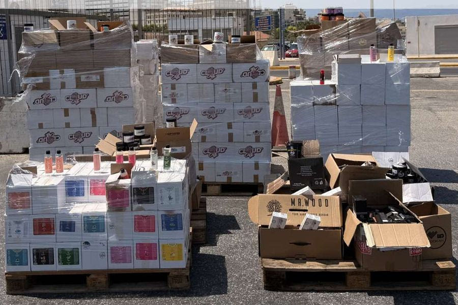 Εντυπωσιακή κατάσχεση παράνομων καπνικών προϊόντων στο Ηράκλειο