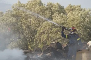 Μυτιλήνη: 57χρονος εμπρηστής ομολόγησε ότι άναψε 4 φωτιές