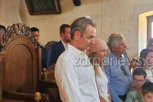 Στα Χανιά για την γιορτή του Δεκαπενταύγουστου ο Κυριάκος Μητσοτάκης (φωτογραφίες)