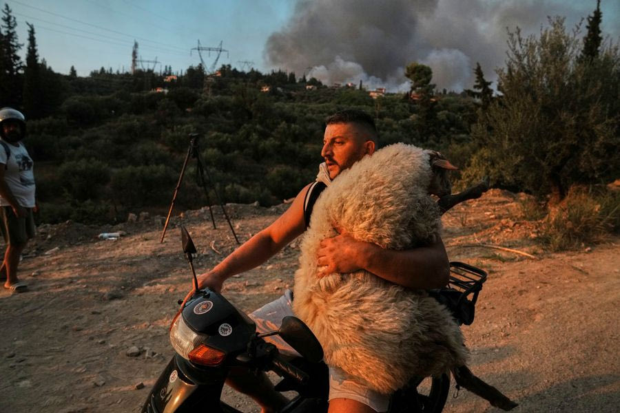 «Ό,τι σώζεται»: Η συγκλονιστική φωτογραφία από την Πάτρα