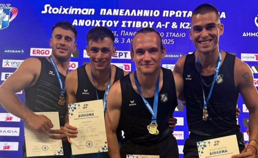 Τρία μετάλλια οι Ηρακλειώτες στο Πανελλήνιο πρωτάθλημα στίβου ανδρών -γυναικών