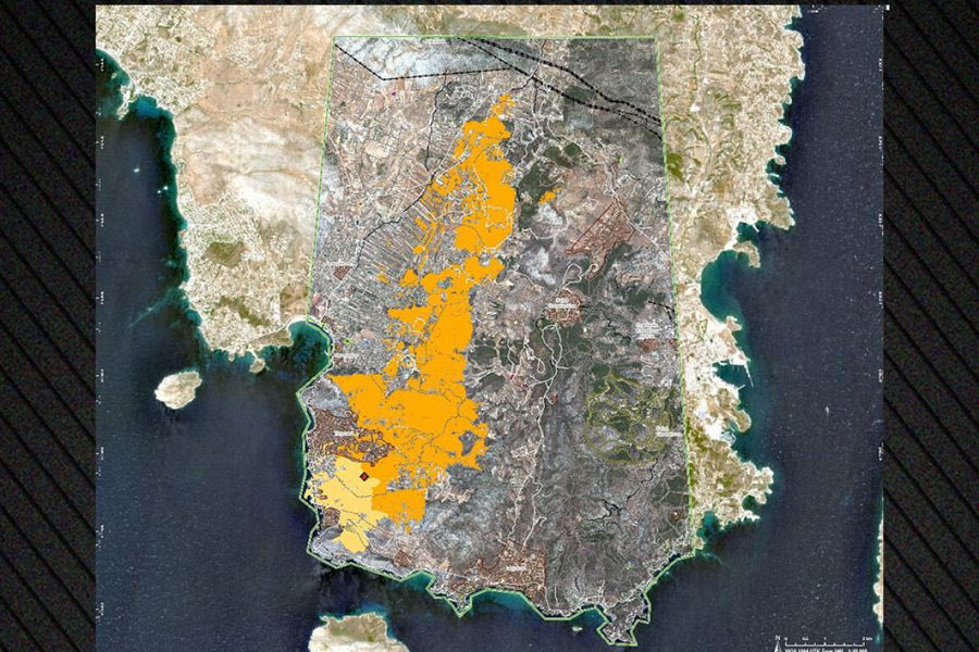Περίπου 16.000 στρέμματα κάηκαν από τη φωτιά στην Ανατολική Αττική