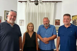 ΟΕΒΕΝΧ:  Συνάντηση με Σέβη Βολουδάκη για τη στήριξη των μικρομεσαίων επιχειρήσεων