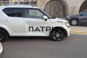 Ηράκλειο: Σύγκρουση ΙΧ με μηχανή στην παραλιακή (φωτογραφίες)