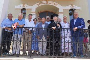 Ο Οικουμενικός Πατριάρχης υποδέχθηκε στην Ίμβρο τον πρώην πρωθυπουργό Κ. Καραμανλή