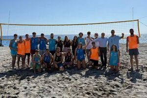 Ο Δήμαρχος Βιάννου στο τουρνουά beach volley στην Ψαρή Φοράδα – Ηχηρό μήνυμα για την προστασία του περιβάλλοντος